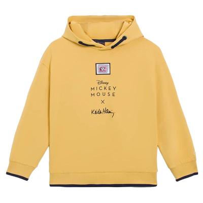 李宁卫衣男童秋季运动生活系列透气宽松套头连帽卫衣YWDR511--B品