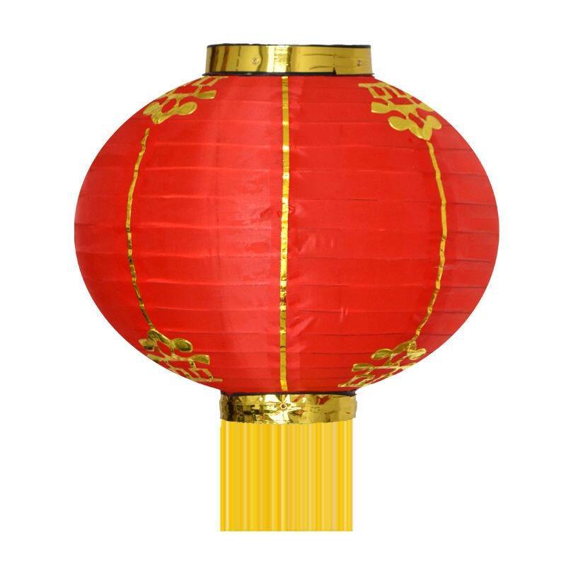 大红灯笼串户外防水三四五连串灯笼定制广告折叠元旦新年灯笼挂饰
