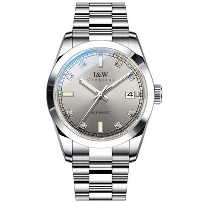 进口机芯夜光机械男表终身质保