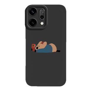 趴着小狗opporeno15手机壳findx9个性一加15新款真我液态reamlegt6软v30硅胶Ace男女Neo款se3保护套ultra超薄