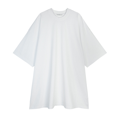 进口匹马棉ROW风廓形大T恤