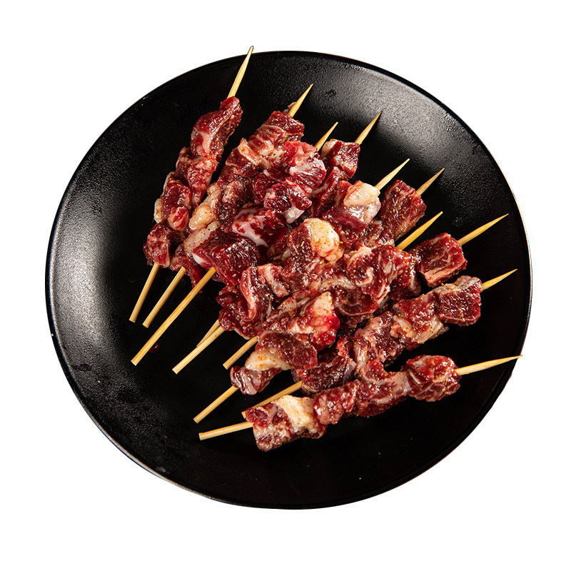马晓马佳齐齐哈尔牛肉串烧烤食材