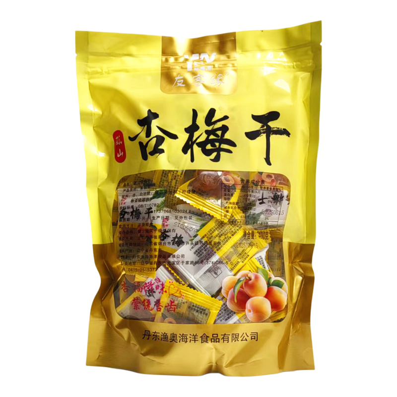 丹东东港特产无核孤山杏梅干