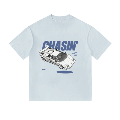 兰博基尼Countach康塔什LP5000经典跑车印花纯棉短袖T恤男装衣服