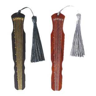 醉古风 古典中国风伏羲古琴琵琶乐器琴韵书签 定制刻字红木签字笔