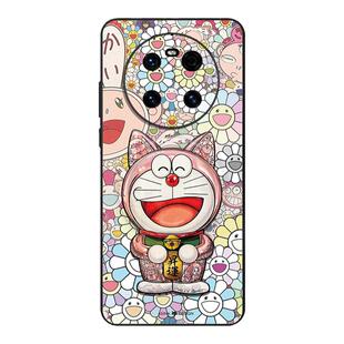 开运叮当猫适用华为Mate60pro手机壳磁吸支架高档Mate40保护套rs女款30epro+全包防摔40e网红可爱mt50por新款