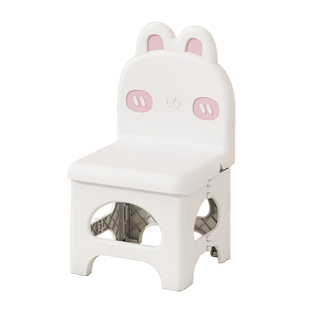 儿童椅子靠背椅宝宝小凳子加厚折叠塑料座椅防滑小板凳婴儿洗澡凳