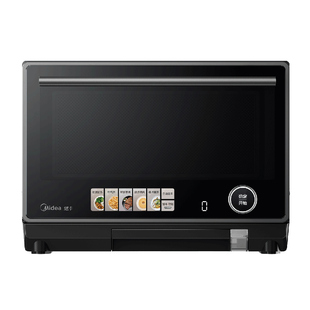 美的寻味微波炉PG2333W微蒸烤炸一体机台式家用微波炉蒸烤箱空炸