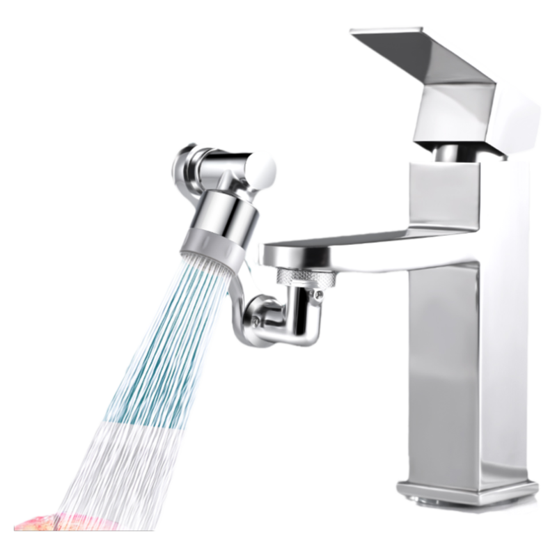 萬(wàn)向機(jī)械臂水龍頭起泡器延伸水嘴防濺頭衛(wèi)生間通用多功能旋轉(zhuǎn)接頭