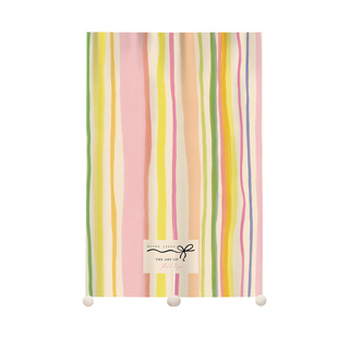 多彩假日条纹绒布门帘家用防尘半帘卧室遮丑布隔断帘子免打孔窗帘