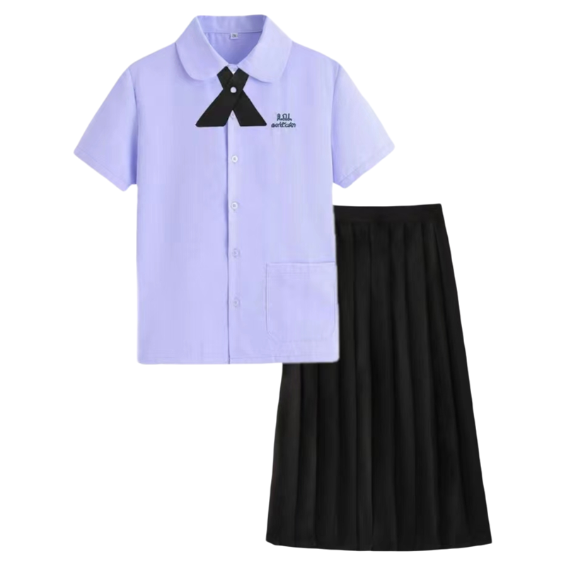 泰国小水同款校服套装初中生泰式衬衫学院风日系jk制服高中生班服