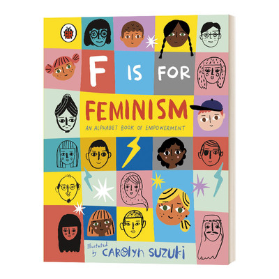 英文原版 精装 F is for Feminism 字母书 F代表女权主义 儿童情商启蒙英语绘本字母书 英文版 进口英语原版书籍