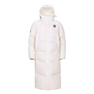 【熊猫GDW90】长款加厚鹅绒服过膝冬季新款连帽羽绒服外套女