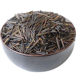 一号野米10袋*454g包邮 苏必利尔冰湖1号野米黑米农家自产1号野米