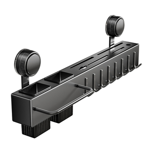 免打孔置物架吸盘多功能刀架厨房刀具架壁挂筷笼一体收纳架筷子筒