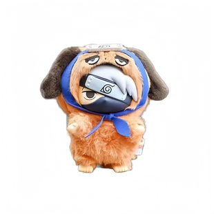 正版火影忍者毛绒公仔萌兽派对手办春野樱娃娃周边佐助玩偶盲盒