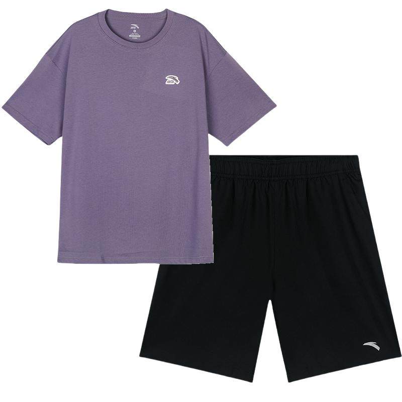 安踏运动套装男夏季潮流运动服