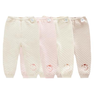 拉比儿童夹丝保暖秋裤睡裤