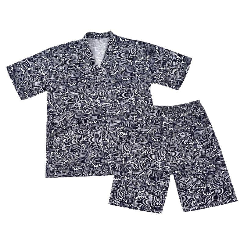 furry福瑞日本和服甚平男浴衣日系和风家居服宽松睡衣棉短袖短裤