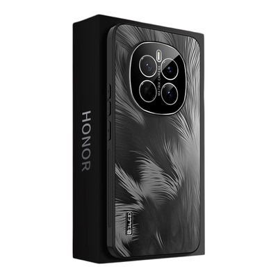 荣耀magic8手机壳羽纹电镀磨砂
