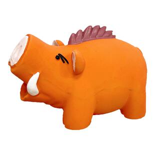 Q-monster狗狗玩具橡胶发声怪叫猪柴犬巴哥法斗柯基陪伴宠物用品