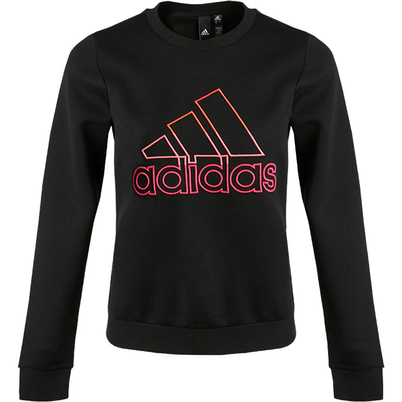 Adidas/阿迪达斯正品新款卫衣女子樱花粉上衣运动套头衫GP0703