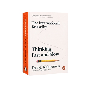 英文原版思考快与慢快思慢想Thinking fast and slow诺贝尔经济学奖得主丹尼尔·卡内曼Daniel Kahneman经济管理类Penguin成功励志
