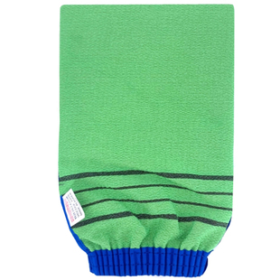 韩国双面薄款搓澡巾洗澡手套超薄细沙去角质搓泥下灰搓澡2个装