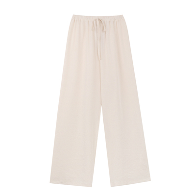 FFBLUE棉麻云感空气阔腿裤