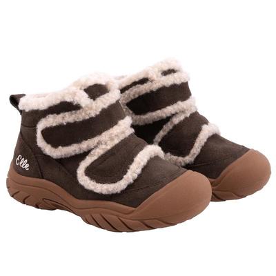 ELLEkids女童加绒保暖短靴童鞋