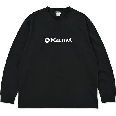 Marmot土拨鼠Logo长袖T恤