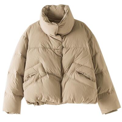 zklin短款白鸭绒羽绒服