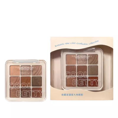 俏美人九色眼影九宫格新手眼影盘