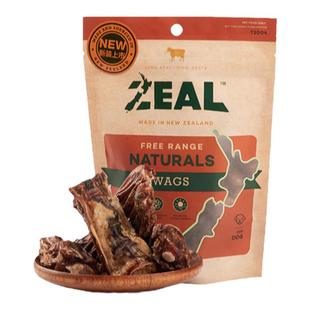 新西兰进口zeal狗零食肉干训奖励耐啃咬牛尾巴狗狗风干牛尾骨500g