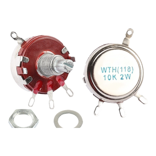 WTH118-1A 2W 1K/2.2/4.7/10K/22/单圈碳膜电位器电阻器调速器
