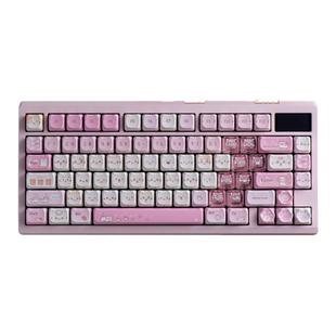 SOULCAT灵猫像素喵喵键帽PBT+PC透明雾透键帽磁轴键盘键帽大全套