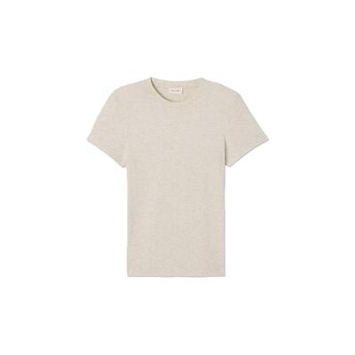 AMERICAN VINTAGE 2024新款纯色简约百搭透气打底衫女士T恤上衣