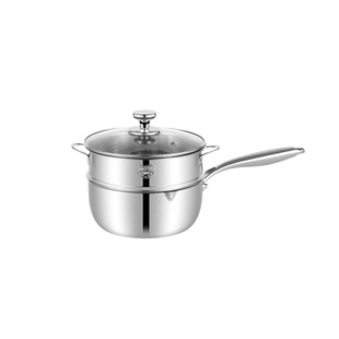 雪平锅商用奶锅煮专用锅不粘锅家用小锅米线电磁炉汤锅燃气辅食