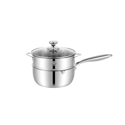 雪平锅商用奶锅煮专用锅不粘锅家用小锅米线电磁炉汤锅燃气辅食