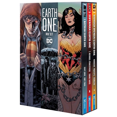 华研原版 DC漫画 一号地球3册盒装 英文原版 Earth One Box Set 收藏版 地球一盒集 蝙蝠侠 超人 神奇女侠 进口英语书籍 新蝙蝠侠