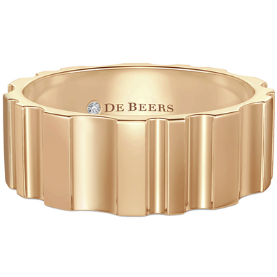 DeBeersRVL玫瑰金戒指