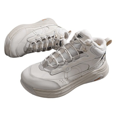 李宁运动鞋男款2025冬季新款星途2加绒保暖缓震耐磨休闲鞋AGLU245