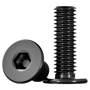 黑色304不锈钢CM大平头超薄头扁平头内六角螺丝钉MM2M2.5M3M4M5M6