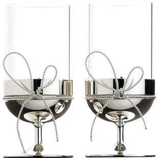 WEDGWOOD威基伍德王薇薇爱之结绳烛台摆件场景布置仪式感新年礼物