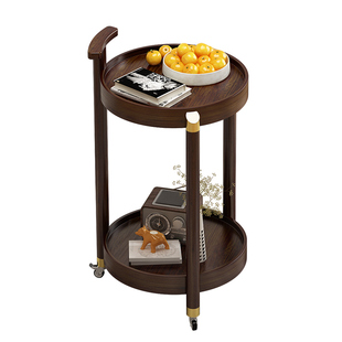 沙发边几置物架可移动麻将茶几边柜迷你轻奢小桌子客厅阳台小推车