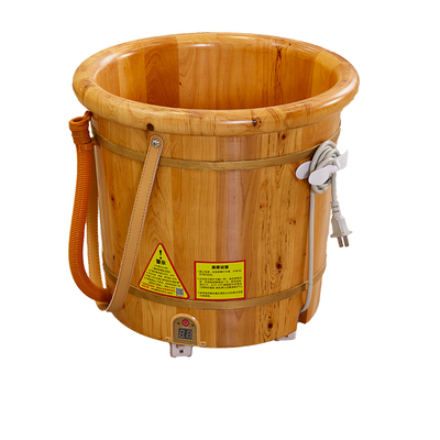 蔚风自动加热恒温实木泡脚桶
