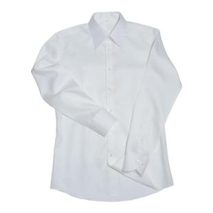 高级感日常修身免烫抗皱长尖领竹纤维英伦雅痞男白色休闲长袖衬衫