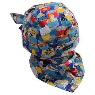 婴儿帽子春秋款新生儿海盗帽女童小月龄宝宝头巾儿童帽子男宝春季