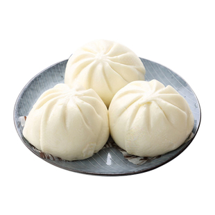 佛山金城食品滑肉包广东早茶港式点心速冻即热即食包子猪肉包早餐