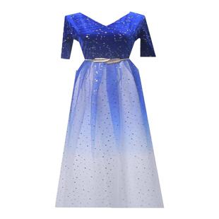 大合唱演出服女裙合唱团表演服朗诵主持高中学生礼服合唱团指挥服